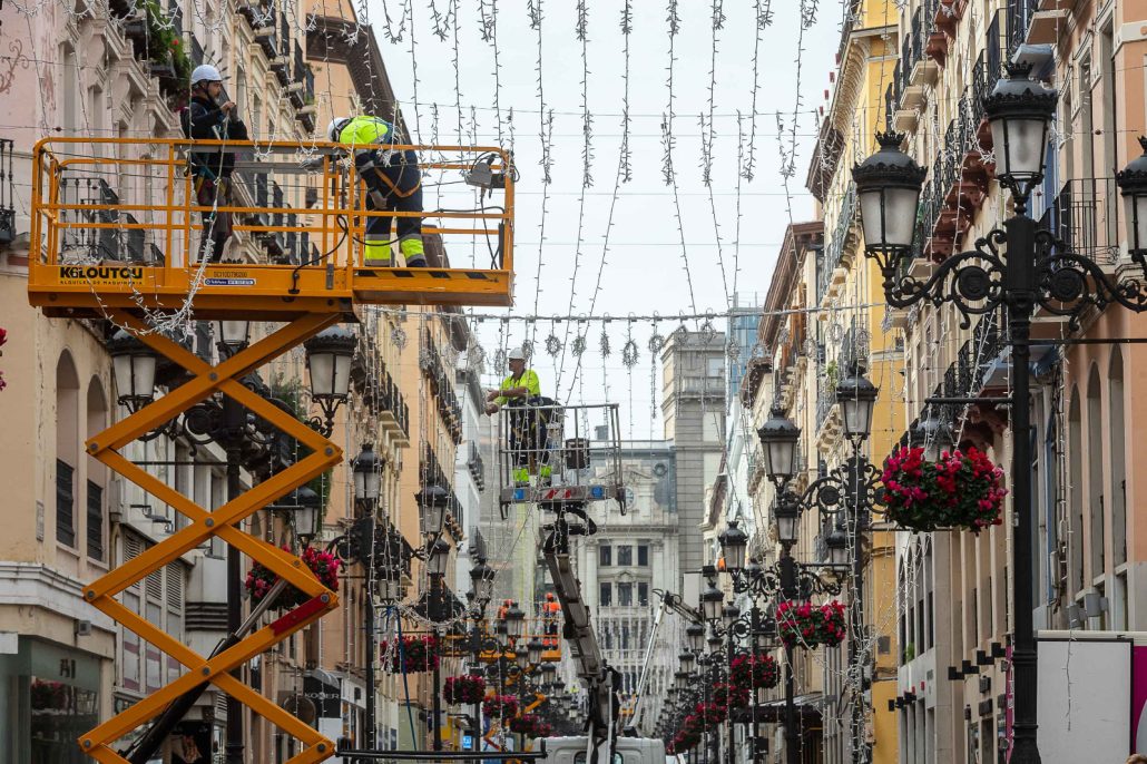 navidad zaragoza instalacion